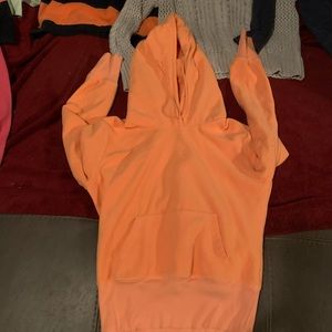 Orange sweatshirt